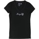 thumbnail image 2 of Concepts Sports Womens Sundown Satin-Trimmed LA Kings Graphic T-Shirt black S, 2 of 3