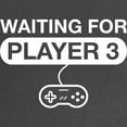 thumbnail image 2 of CafePress - Waiting For Player 3 Maternity T Shirt - Maternity Dark T-Shirt, 2 of 3