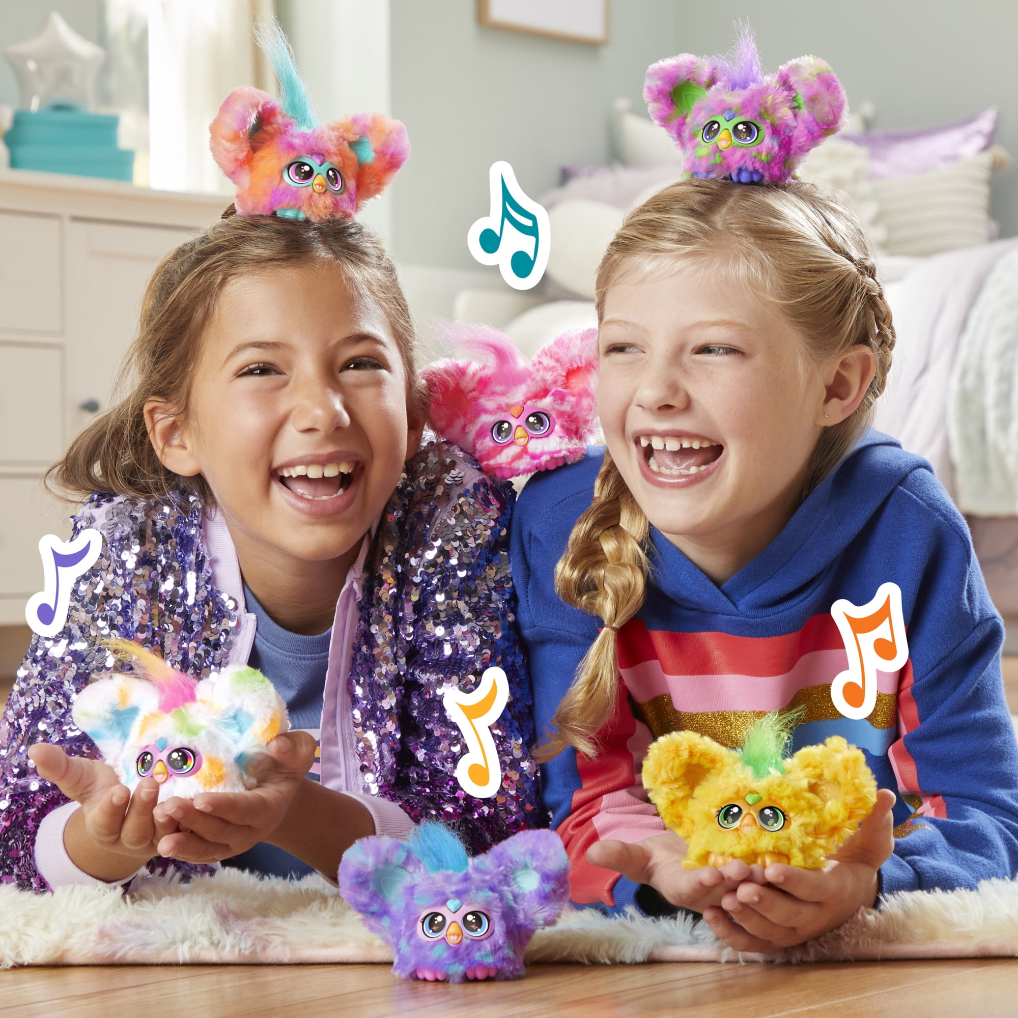 Furby Furblets 4-pack Mini Electronic Plush Toys for Kids 6 and up