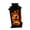 A002- Clear (Black Lid), variant on Halloween Decorations Outdoor Solar 9 X 4.5 Inch Hanging Halloween Lantern Spooky Haunted House Light for Porch Yard Garden Patio 1 Pack