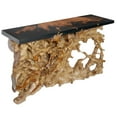 thumbnail image 2 of 60 Inch Teak Root Console Black Resin, 2 of 5