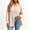 Pink, variant on Asgosdo Button Down Shirts for Women Long Sleeve Collared Blouses Casual Dressy Business Work Tops with Pocket