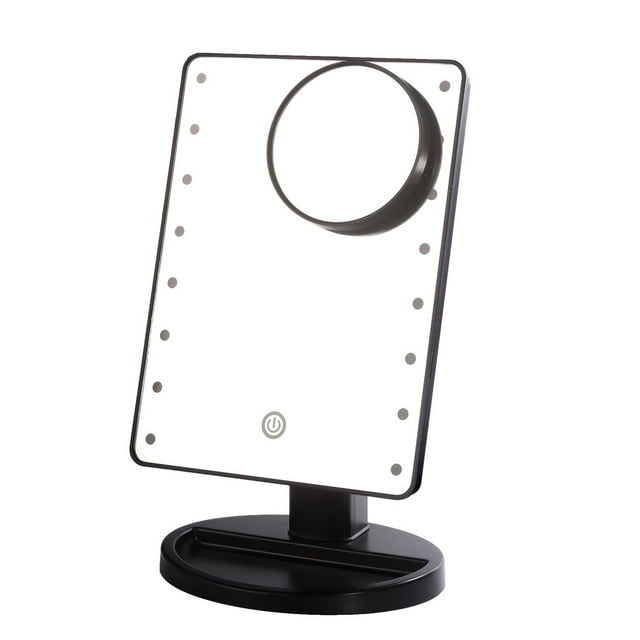 Miroir à LED Mainstays noir 10x
