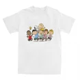 thumbnail image 4 of Camiseta de algodón puro con personajes de cómic de Peanuts para hombre y mujer, divertida, con Snoopy, Charlie Brown, Linus y Lucy, ropa, 4 of 5