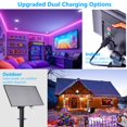 thumbnail image 3 of Luces solares Hozplex, 12 m, 300 LED, 18 colores, control remoto, 3 of 8
