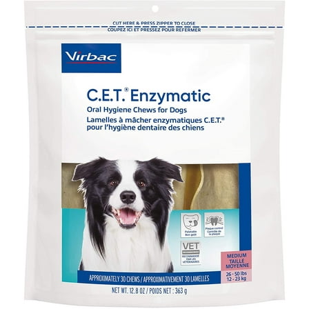 Virbac CET Enzymatic Oral Hygiene Chews for Dogs