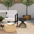thumbnail image 2 of Butler Specialty Company Nicola Outdoor Contemporary Metal Side Table In Black, 2 of 6