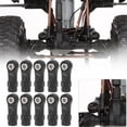 thumbnail image 2 of Tie Rod Ends,, 10pcs Linkage Rod End, Pratical  Fit For  -4 1/10 RC Car RC Car For Replacing Old And Damaged Rod Ends Remote Control Car, 2 of 8