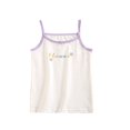 thumbnail image 2 of Spazoro Little Girls Tank Tops Undershirts, Summer Solid Breathable 100%Cotton Sleeveless Camisole for Kids Girls Boys White Size 5 T, 2 of 3