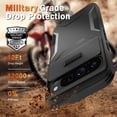 thumbnail image 2 of KOMI for Google Pixel 9/9 Pro Case with 1 Screen Protector, Built-in Slide Camera Cover, Military Grade Drop Protection, Heavy Duty Rugged Shockproof Protective Phone Cover, Black, 2 of 5