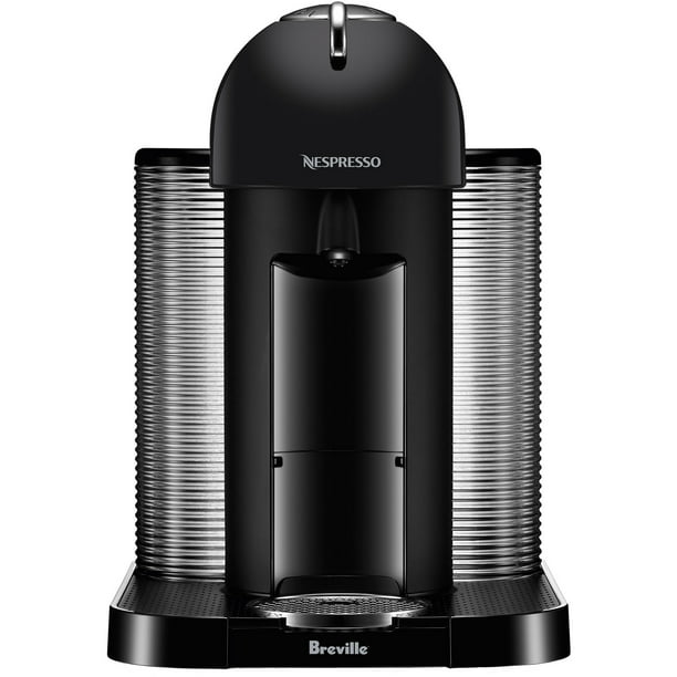 Breville Nespresso Vertuo Coffee & Espresso Single-Serve in Matte Black and Aeroccino Frother in Black Walmart.com