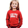 thumbnail image 2 of Salty Sweatshirt for Women, Teens & Girls Distressed Summer Beach Pullover Sweater Red Sweatshirt Youth Large, 2 of 6