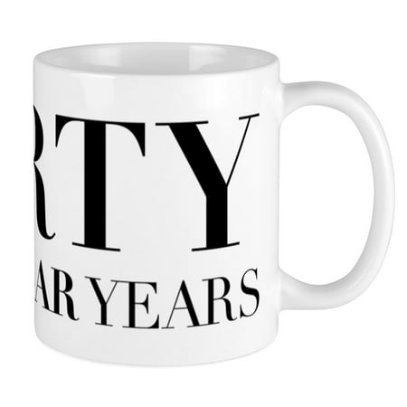 

CafePress - Forty The Cougar Years - Ceramic Coffee Tea Novelty Mug Cup 11 oz