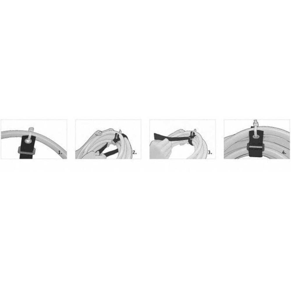 Manufacturer Varies Cinch Strap,Black,12 in L,1 in W, PK10 1x12kbus