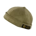thumbnail image 1 of WITHMOONS Corduroy Watch Cap Harbour Leon Docker Hat Adjustable XZ50069 (Green), 1 of 2