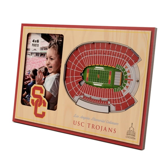 YouTheFan NCAA USC Trojans 3D StadiumView Picture Frame