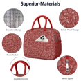 thumbnail image 4 of Womens Red Christmas Scene Pattern Lunch Box for Work,Insulated Lunch Bag for Women,Loncheras Para Mujer,Leakproof Adult Lunch Bag for Work,Beach,Travel,Picnic,Camping, 4 of 7