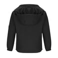 thumbnail image 3 of safuny Men's Bomber Jacket Coat Holiday Winter Tops Zipper-Up Casual Solid Fall Trendy Comfy Stand Collar Long Sleeve Black XXL, 3 of 4