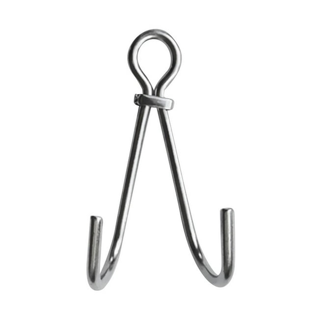 13.5cm 5.31 " Security Scuba Diving Diving Double Hook Herramienta De Engranaje Para Fotografía Plata