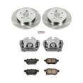 thumbnail image 2 of PowerStop Rear Stock Replacement Brake Pad and Rotor Kit with Calipers Fits: PONTIAC TOYOTA Select Models KCOE4736, 2 of 5