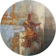 thumbnail image 2 of Addison Rugs Mayfield Premium Machine Washable Transitional Abstract Paprika Round Rug, 8' x 8', 2 of 6