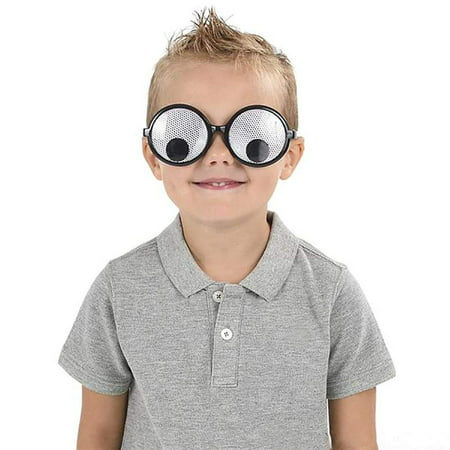 Googly Eye Glasses - 12 Pack Fashionable Unisex Shaking Eyes - Funny Gift Ideas, Costume Props, Cosplay, Event Favors, Class Rewards, Getaway Accessories for Kids and Adults Alike
