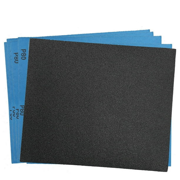 30PCS 80 Grit Dry Wet Sandpaper Sheets by LotFancy 9 x 11" Silicon