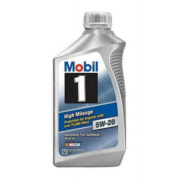 Mobil 1  5W-20 High Mileage Oil - 1 qt.
