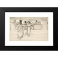 thumbnail image 2 of Edwin Austin Abbey 18x13 Black Modern Framed Museum Art Print Titled - Hermione Entreats Polixenes - Act I, Scene II, the Winter's&nbsp;Tale, 2 of 5