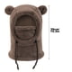 thumbnail image 4 of Gorro Clido Con Orejas De Oso Para Nios Y Bebs, Con Proteccin Para Las Orejas Y Calentador De Cuello, Tejido Suave, Talla Nica, Ajuste Ajustable, Ideal Para Jugar Al Aire Libre En, UKHBMC, 4 of 7
