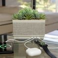 thumbnail image 3 of iHome PowerPlant Charging Station with Bluetooth Speaker, Faux Succulent with USB Charging Station (iPP60), 3 of 4