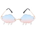 thumbnail image 1 of 1 par de gafas de sol con forma de nube para fiesta, gafas de sol creativas con forma de nube, gafas elegantes para mujer, 1 of 7