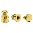 thumbnail image 1 of Uxcell Solid Brass Round Head Stud Screw Rivets Gold Tone 6mm, 1 of 5