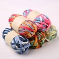 thumbnail image 2 of 10pcs Fabric Craft Yarns Colorful Elastic DIY Hand Bag Crocheting Cloth Strip Yarn for Home, 2 of 6