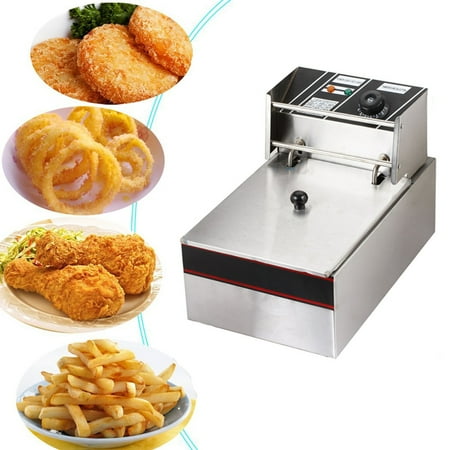 Sale Zimtown Electric Countertop Deep Fryer Dual Tank