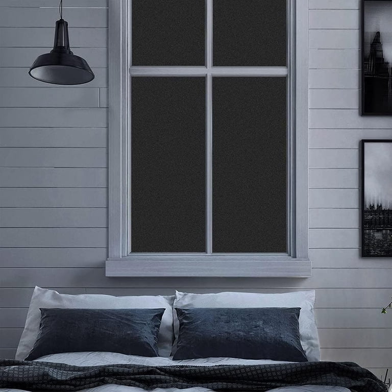 Blackout Window Film, 19.7 x 78.7 Inches, Black photo 6
