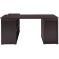 thumbnail image 4 of Pemberly Row L Shaped Writing Desk in Cappuccino, 4 of 4