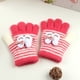 thumbnail image 1 of Guantes para niños, cálidos, de invierno, con forro polar, gruesos, de cinco dedos, multidedos, para niñas, de dedos completos, resistentes al frío, 1 of 6