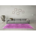 thumbnail image 3 of Ahgly Company Indoor Round Persian Purple Traditional Area Rugs, 7' Round, 3 of 4