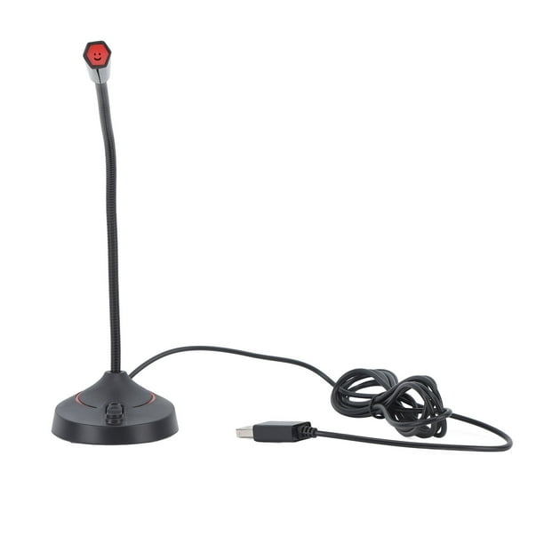 Desktop Gooseneck Condenser Microphone,Gooseneck Wired Microphone Black