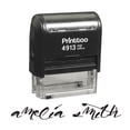 thumbnail image 1 of Printtoo Personalized Black Self Inking Custom Stamp Custom Signature Rubber Stamper-58 x 22 mm, 1 of 6