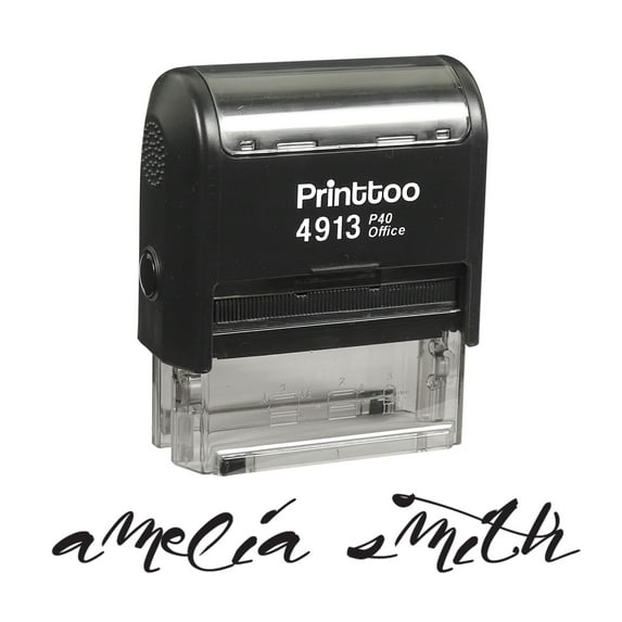 Printtoo Office Stationery Dater Stamp Self Inking With Revised Text Date Document Rubber Stamp-Black