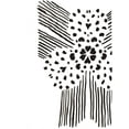 thumbnail image 2 of Pinto, Patricia 15x18 Black Ornate Wood Framed with Double Matting Museum Art Print Titled - Black and White Design II, 2 of 4