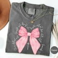 thumbnail image 4 of Coquette Christian T-Shirt – Bible Verse Pink Bow Faith Tee for Women, Cute Jesus Shirt, Religious Gift for Christian Women, 4 of 7