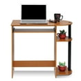 thumbnail image 7 of Furinno 14098R1LC/BK Easy Assembly Computer Desk, Light Cherry, 7 of 7