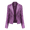 Purple, variant on Leather Jacket for Womens Coat Long Sleeve Lapel Solid Color Overcoat Casual Lapel Motor Jacket Coat Zip Biker Short Punk Cropped Tops Pink XXXXL
