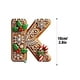 thumbnail image 3 of Seyotauo 26 Gingerbread Alphabet Letter Ornaments, Christmas A to Z Letters - Xmas Tree Hanging Ornaments for DIY Crafts, 3 of 3