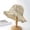 Sky Blue, variant on CHENge Women's Summer Straw Bucket Hat with Lace Cutout Design Breathable Wide Brim Sun Hat for Travel and Beach Outings