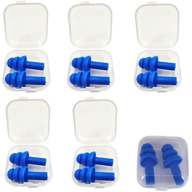 Tapones para los oídos para natación de silicona, tapones para los oídos para natación Cómodos, impermeables, tapones para los oídos de silicona reutilizables para natación Tapones
