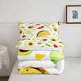 thumbnail image 5 of YST Dragonfly Down Comforter King Size 3Pcs,White Blue Dragonflies Comforter Set,Hand Drawn Sketch Style Bedding Set,Spring Rustic Flying Animal Quilt Set 1 Comforter with 2 Pillow Cases, 5 of 5